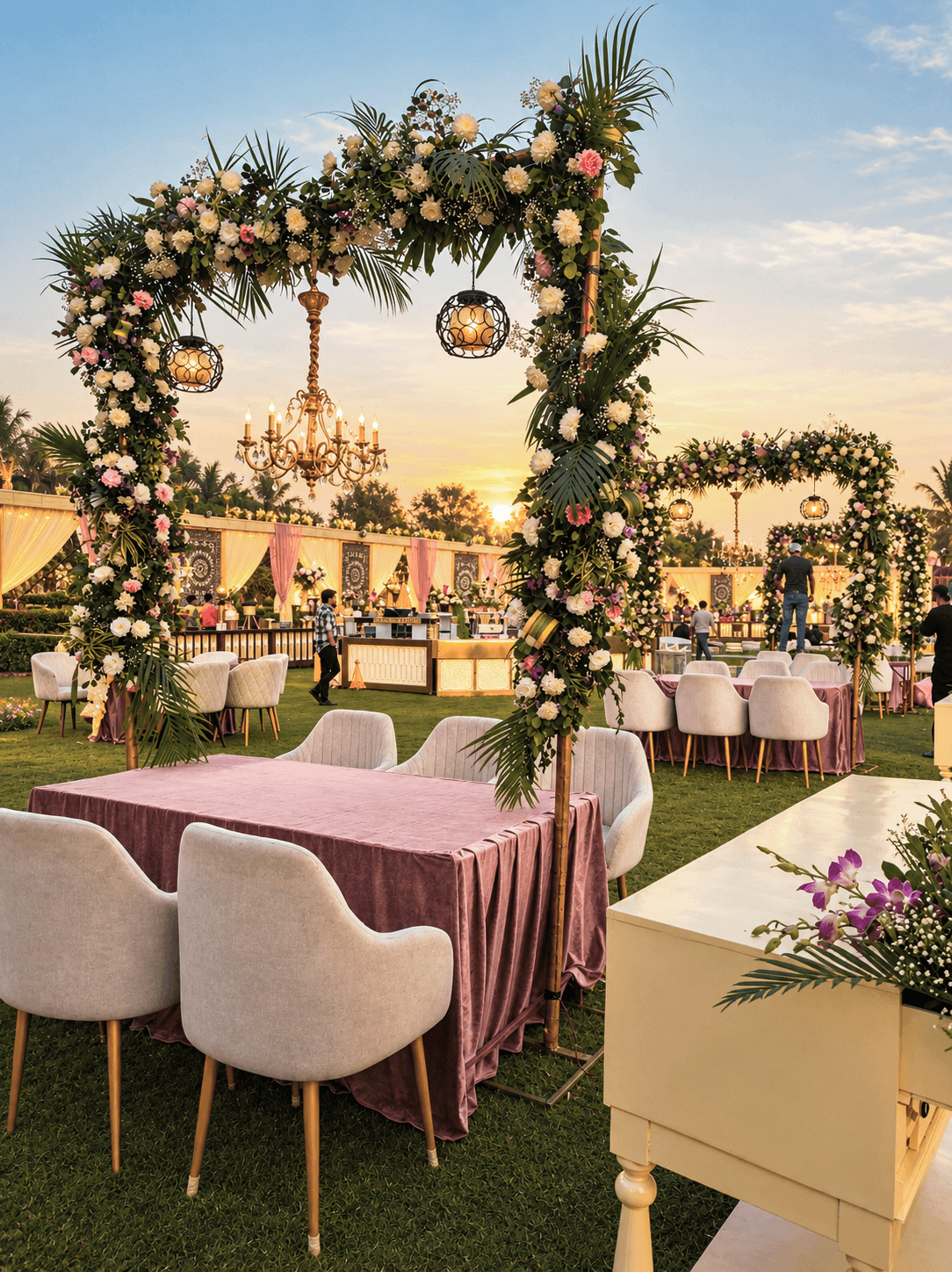 Elegant wedding celebration